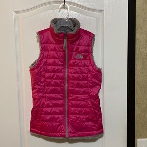 The North Face girls vest jacket